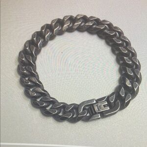 Chunky Silver Chain Bracelet